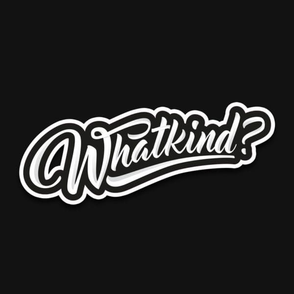 Whatkind Sticker 20cm
